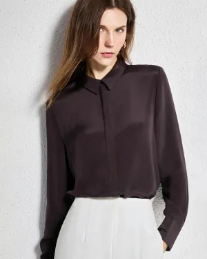 30 Momme Timeless Button-Up Silk Shirt