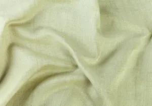 Airy Kiwi Mock Herringbone Linen (Made in Italy)