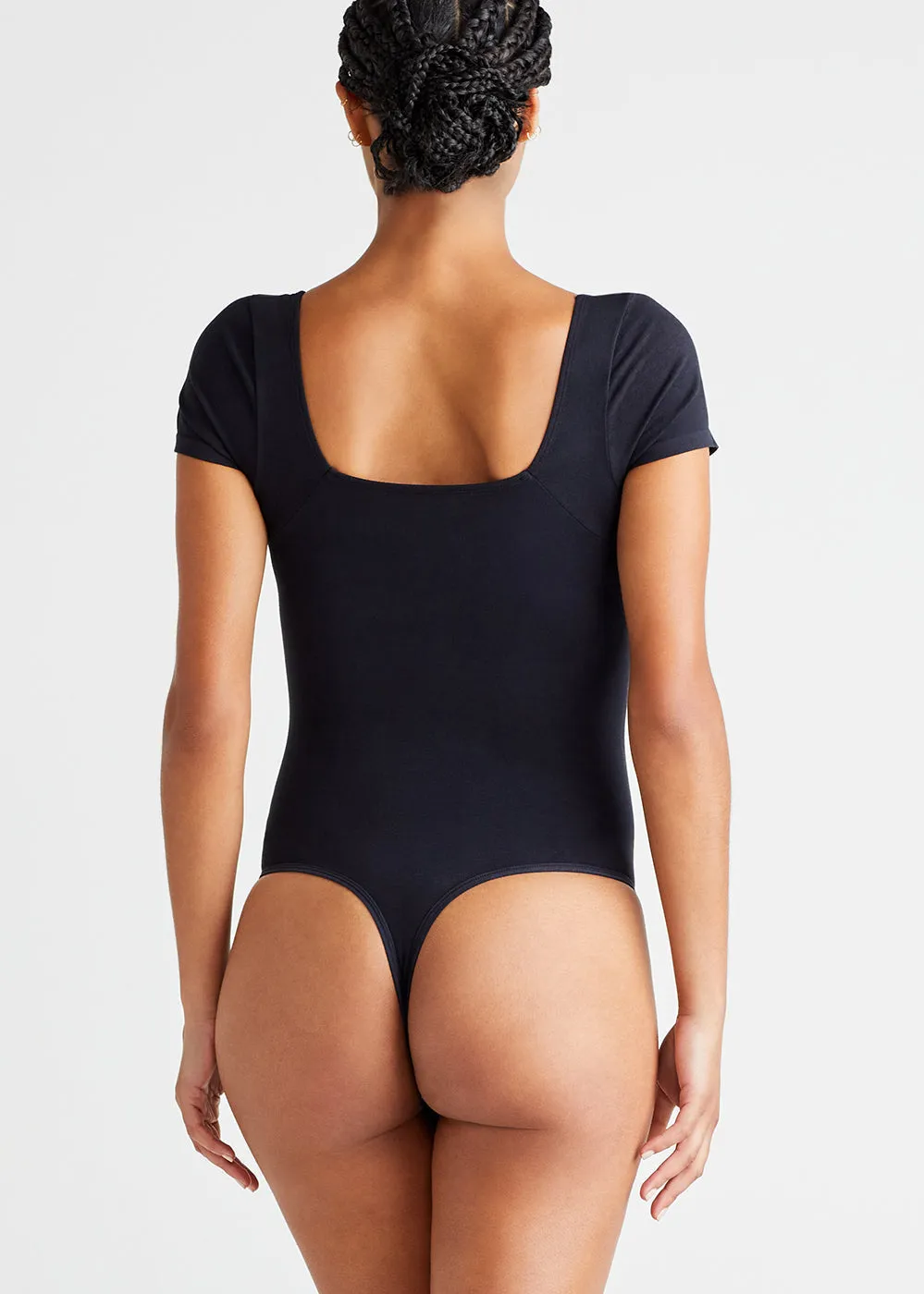 Anette Shaping Thong Bodysuit - Cotton Seamless