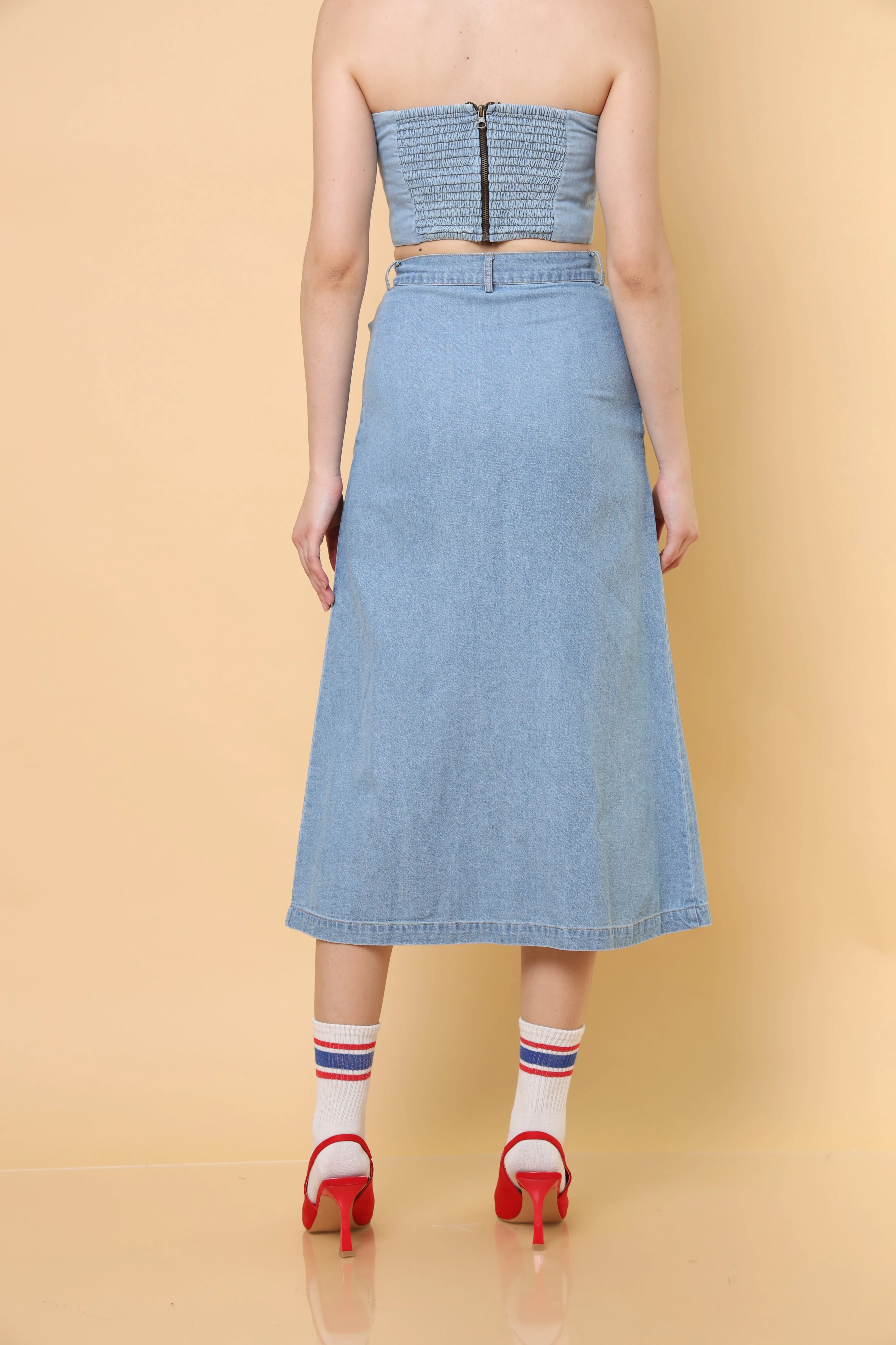 Candace Denim Skirt