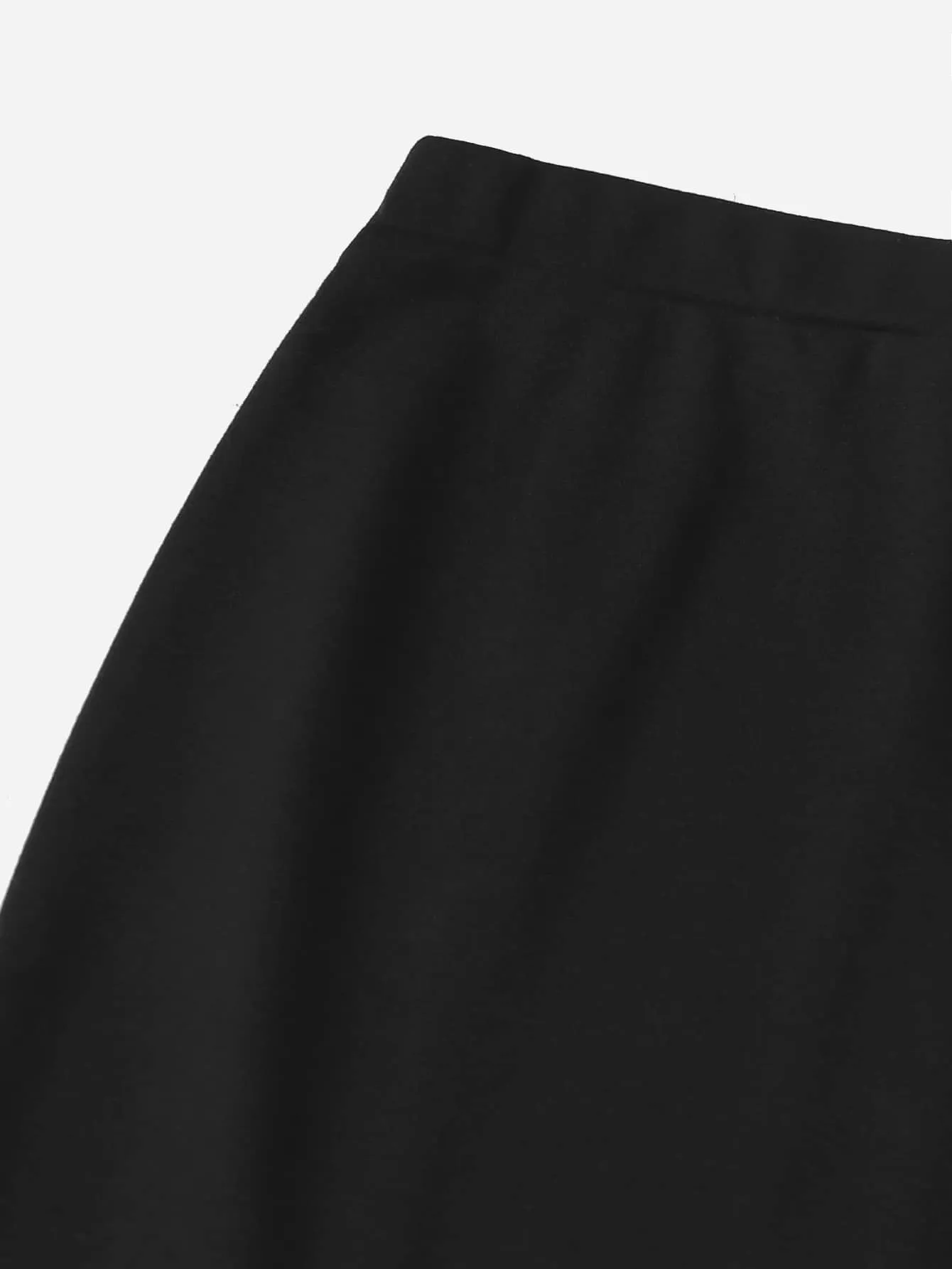 Elegant Plain Split High Waist Mini Women Skirts