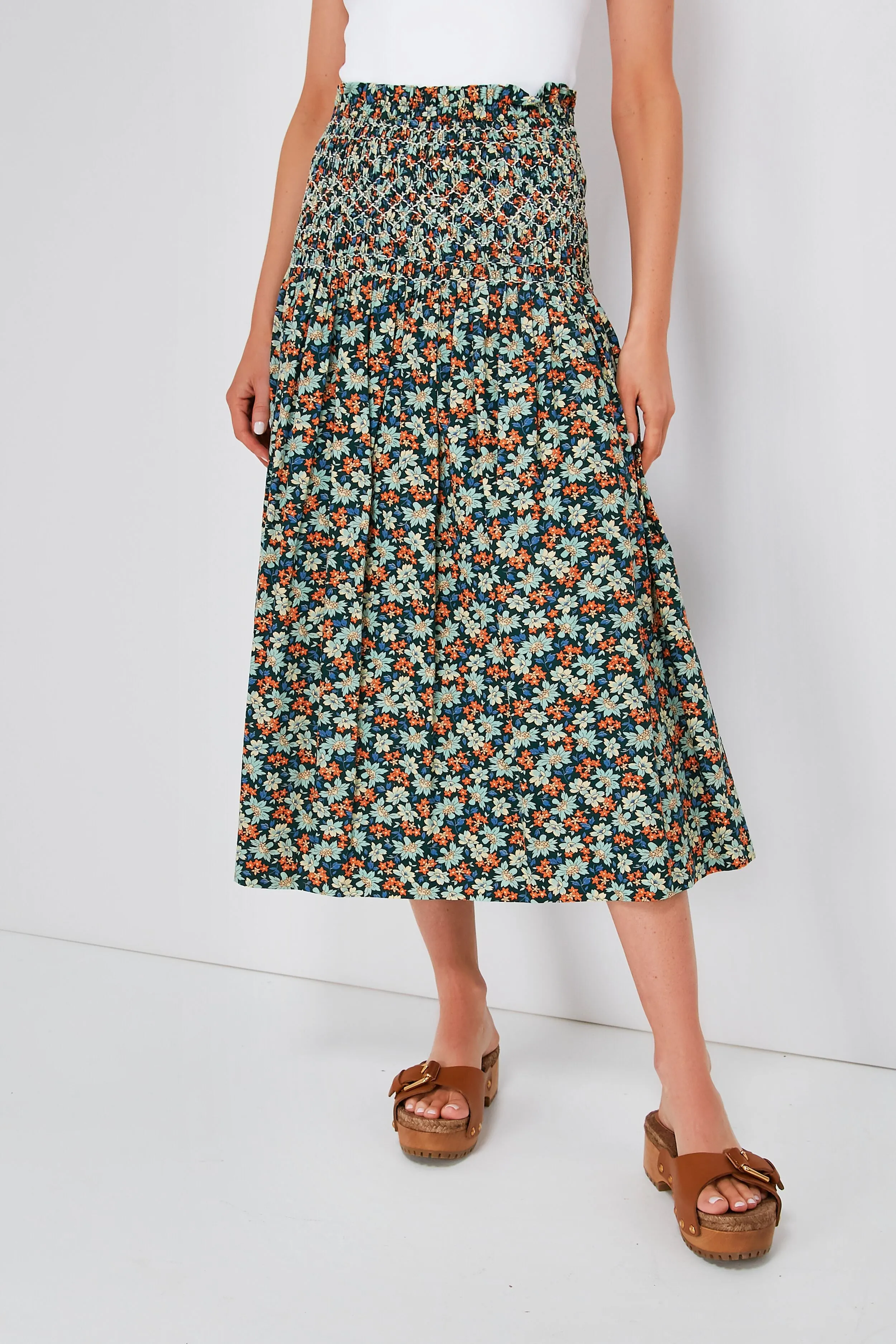 Forrest Floral Peggy Skirt