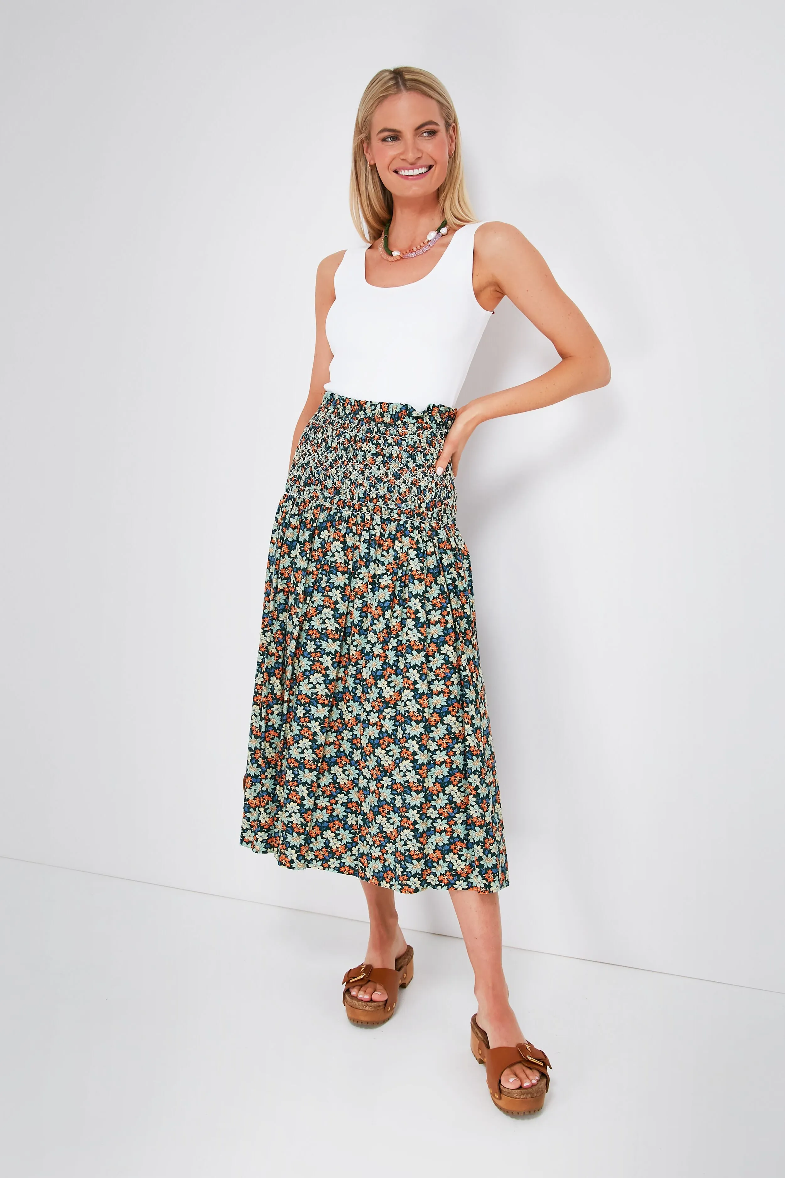 Forrest Floral Peggy Skirt