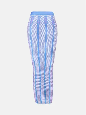 Fortune Skirt Crypto Blue