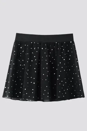 Girls Chiffon Pull-On Wrap Skirt