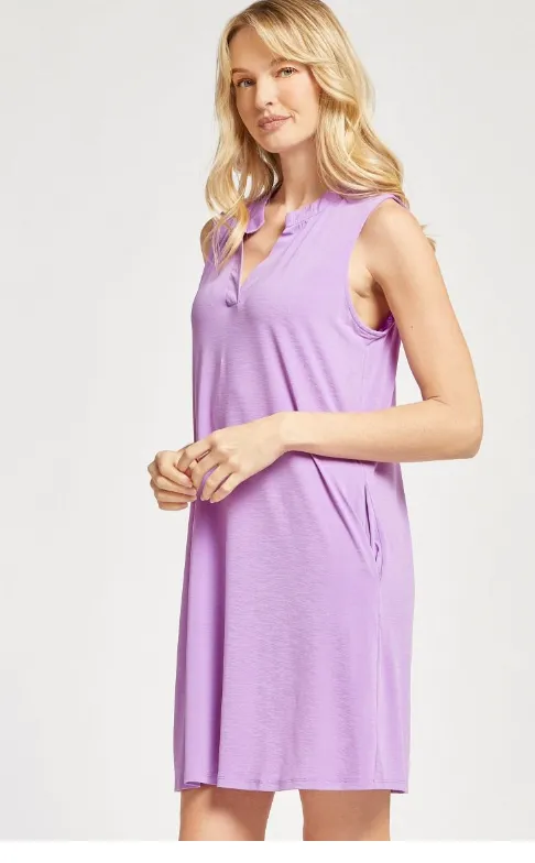 Greatest of Times Tank Dress - Lavender