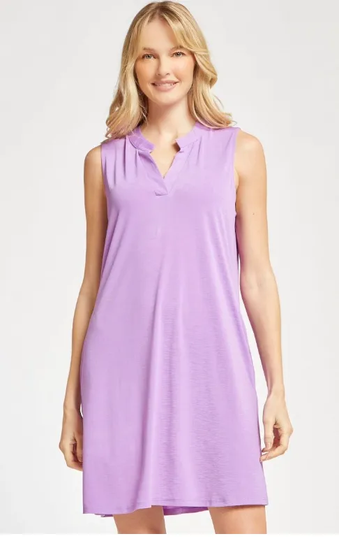 Greatest of Times Tank Dress - Lavender