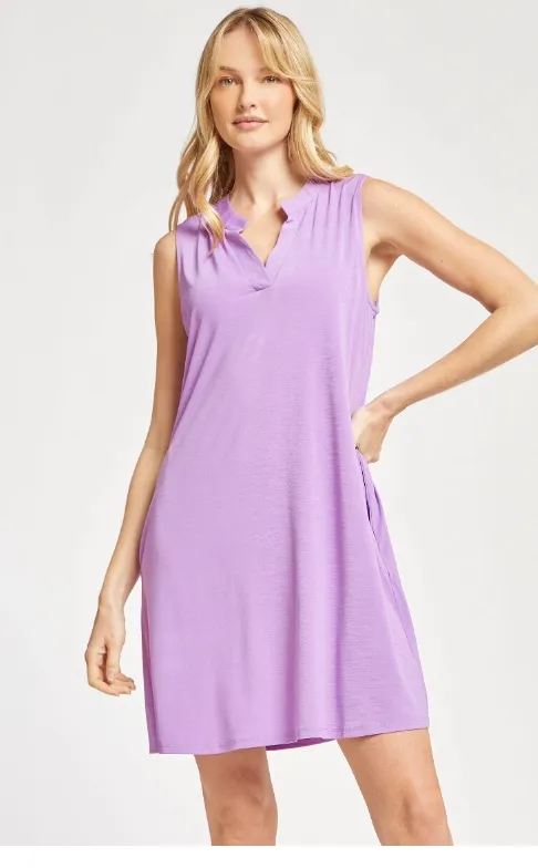 Greatest of Times Tank Dress - Lavender