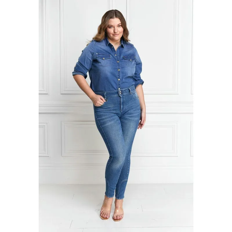 Holland Cooper Ladies Jodhpur Jeans - Denim