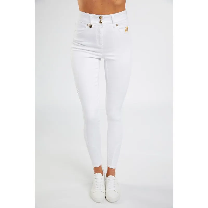 Holland Cooper Ladies Jodhpur Jeans  - White