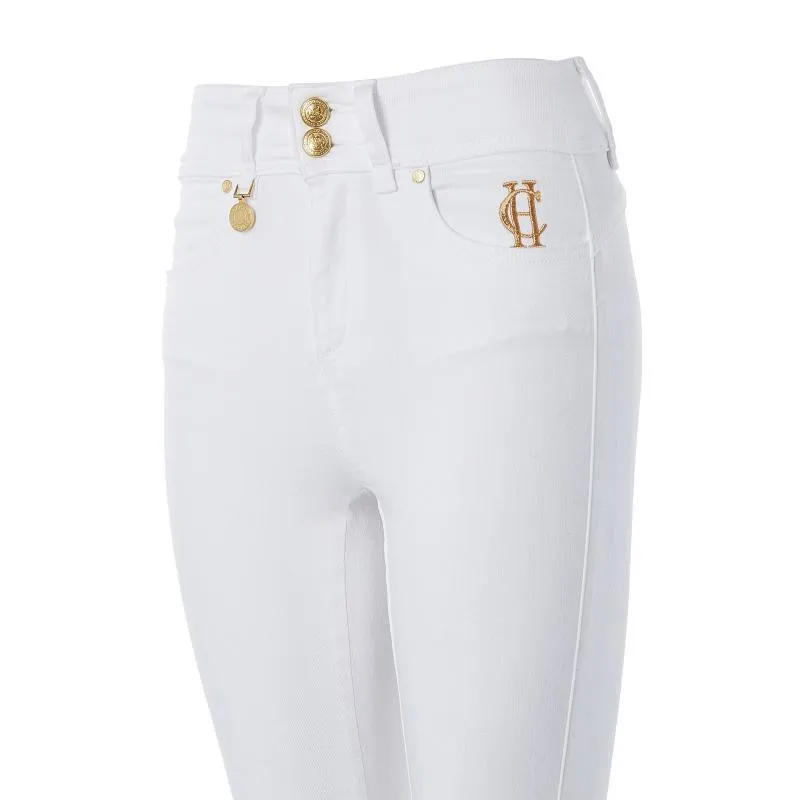 Holland Cooper Ladies Jodhpur Jeans  - White