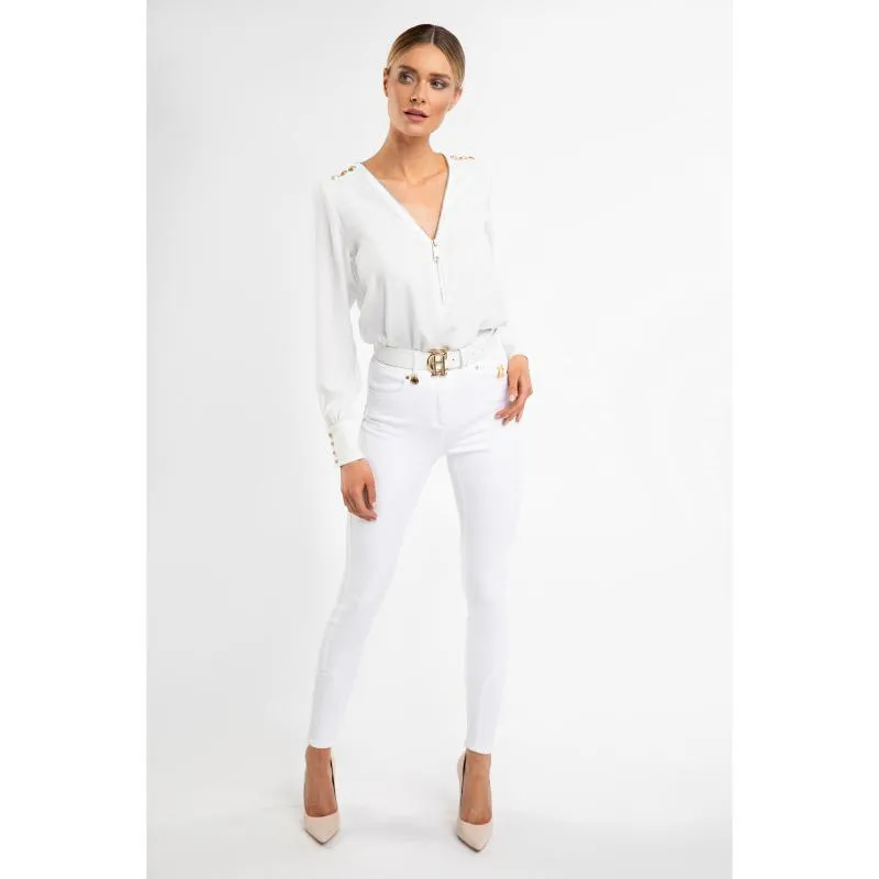 Holland Cooper Ladies Jodhpur Jeans  - White