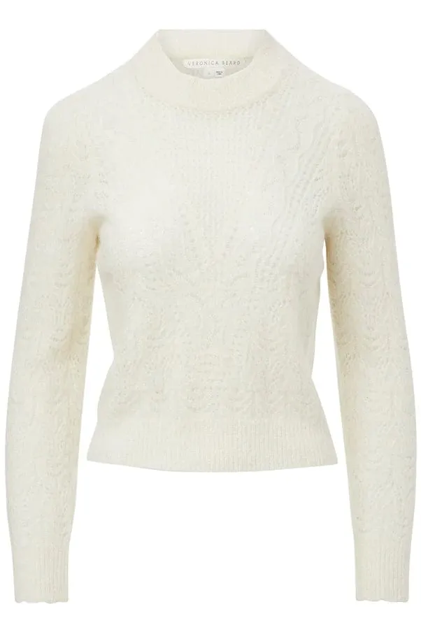 Makani Pointelle-Knit Sweater