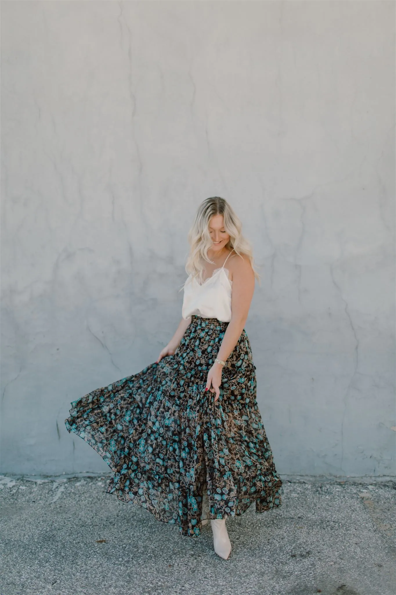 Misa - Ananda Skirt in Goldleaf Floral