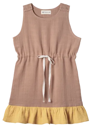 Muslin Jumper Dress Drawstring Sienna