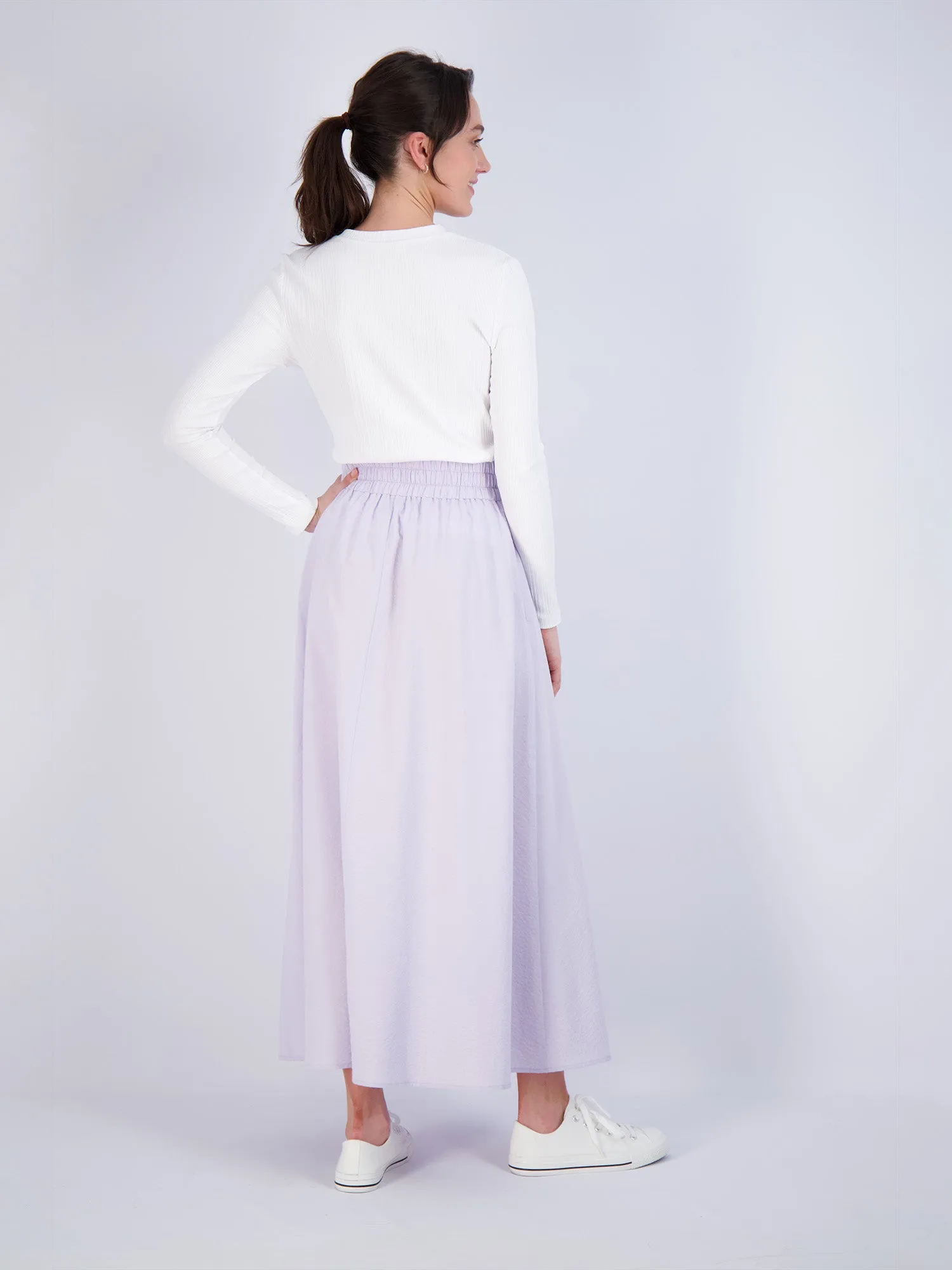 Pashmina Seersucker Skirt