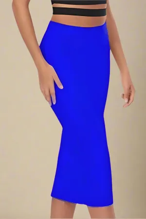 Pencil High Waist Bandage Midi Skirt - Royal Blue