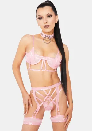 Pink Double The Fun Lingerie Set