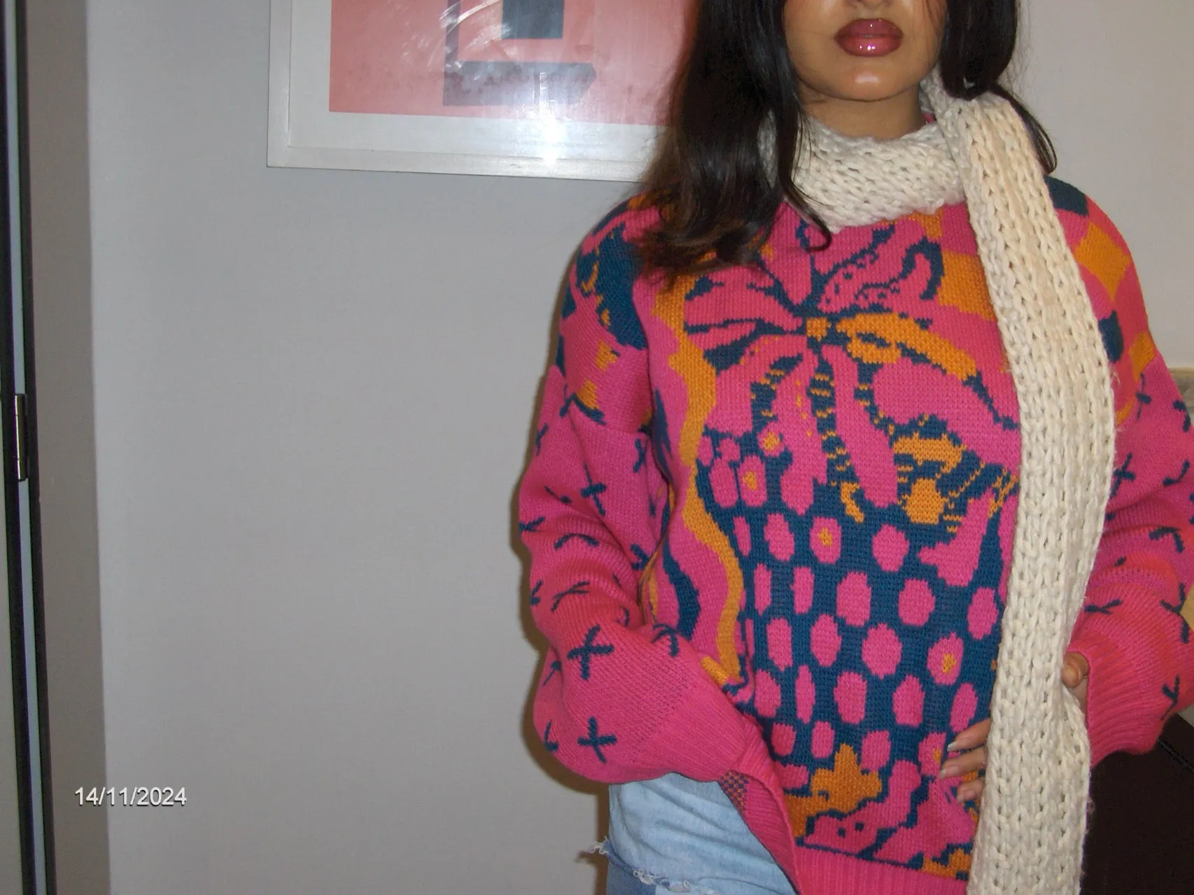 Pink Knit Pullover – Classic with a Twist