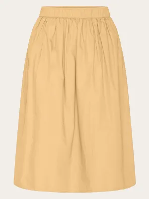 Poplin elastic waist skirt - Impala