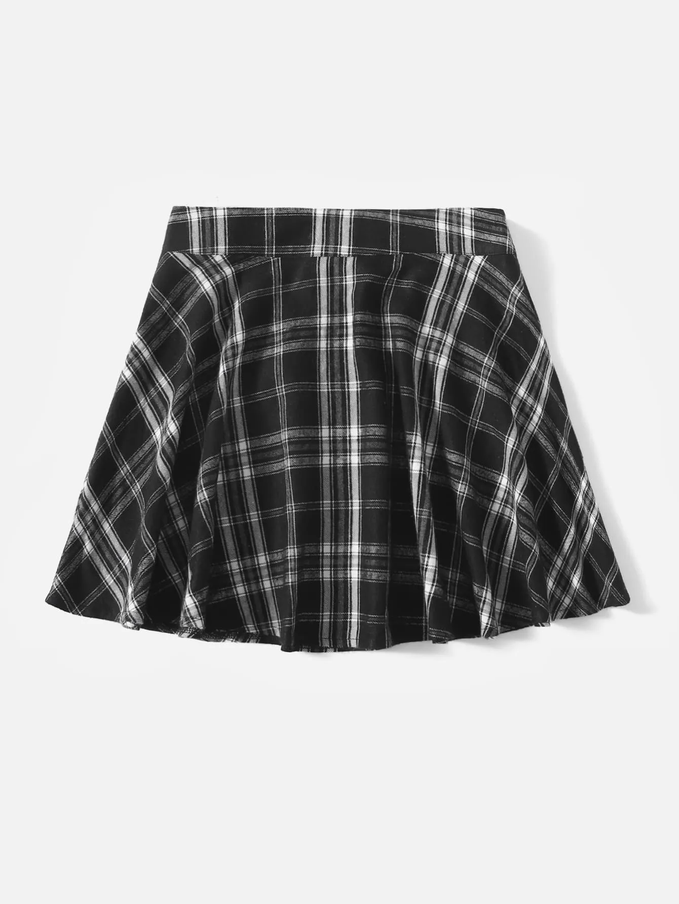 Preppy Plaid High Waist Mini Women Skirt