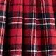 Preppy Tartan Natural Short Women Skirt