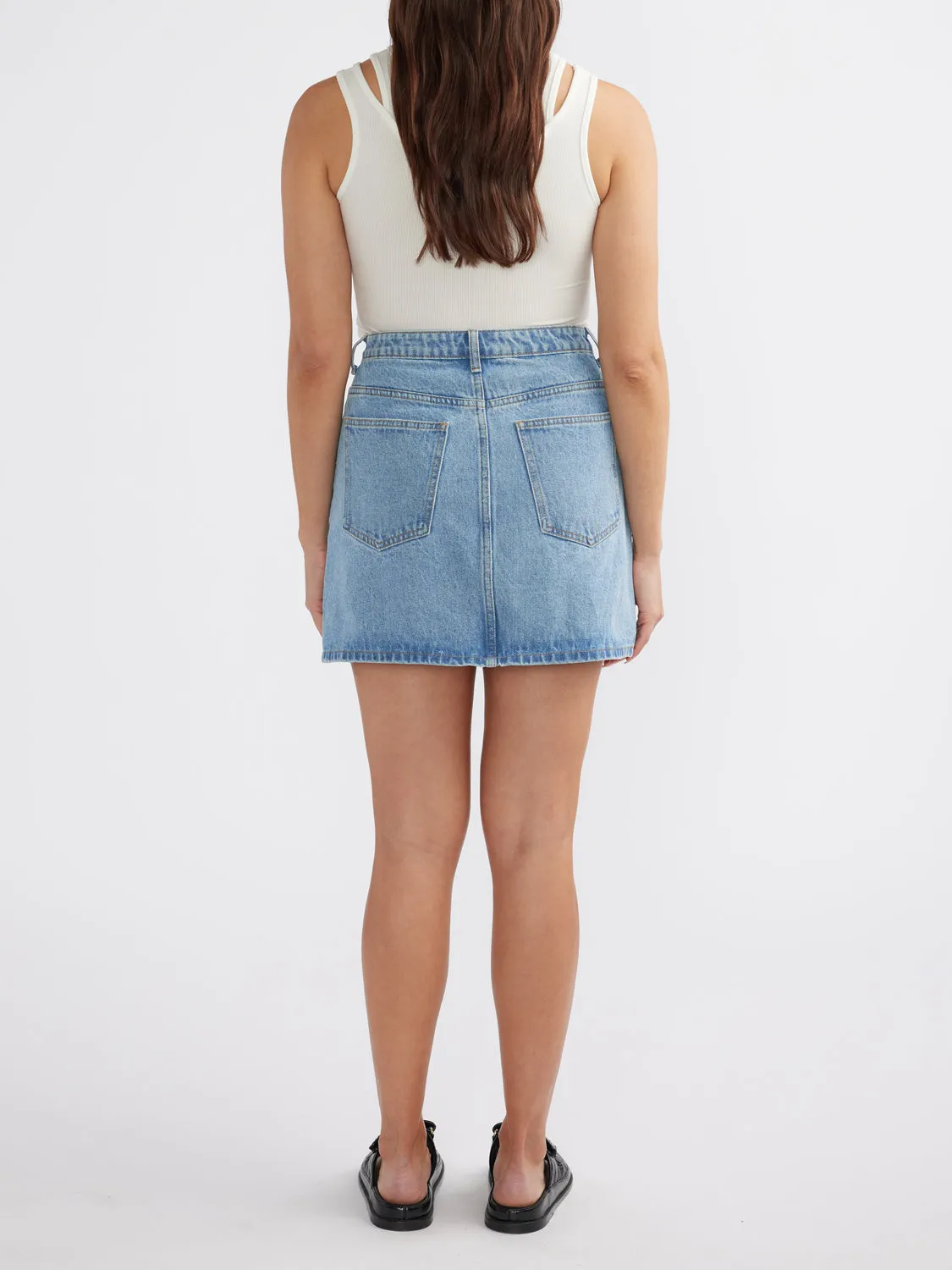 Reese Denim Mini Skirt