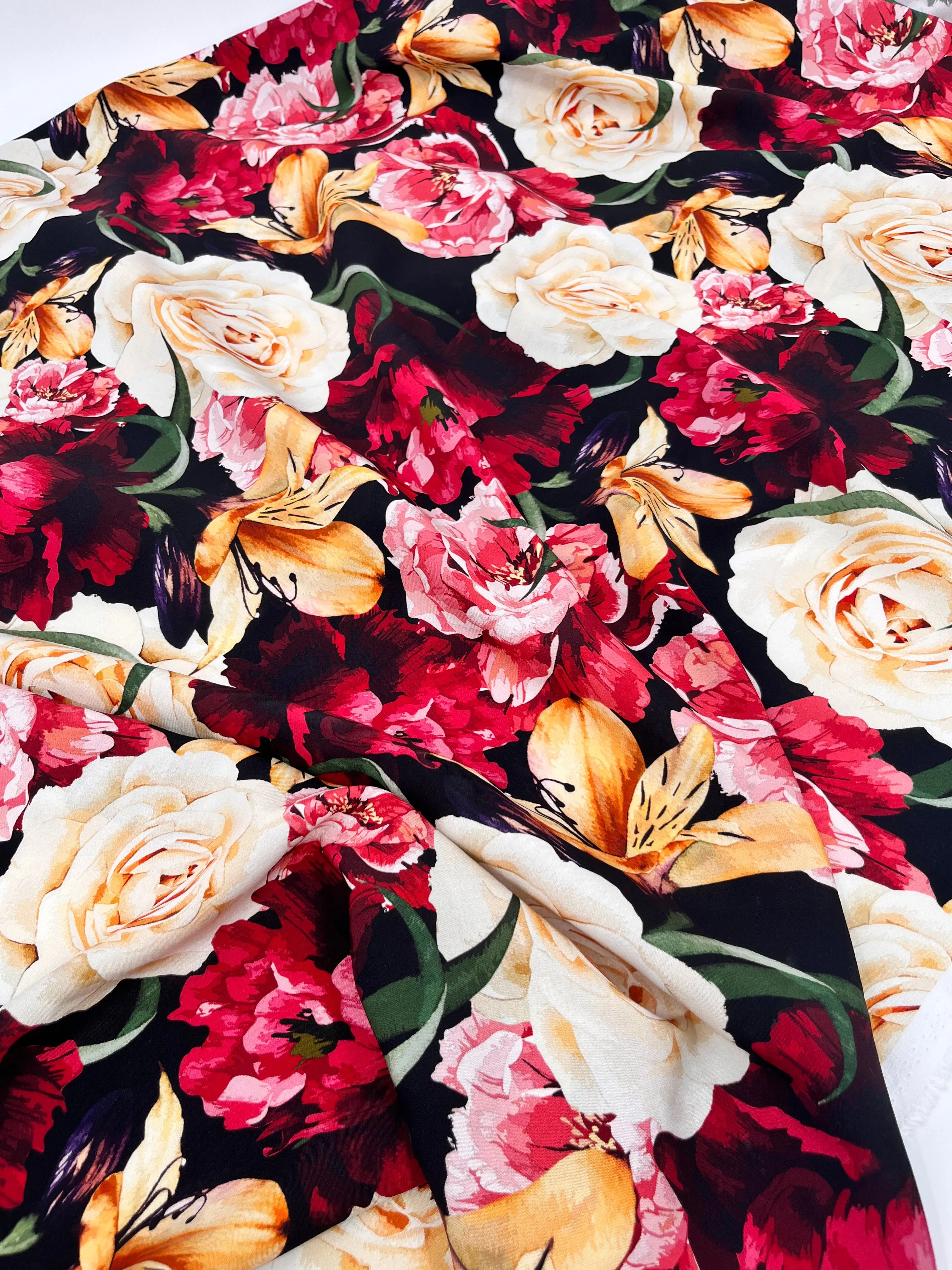 Romantic Floral- Viscose Fabric