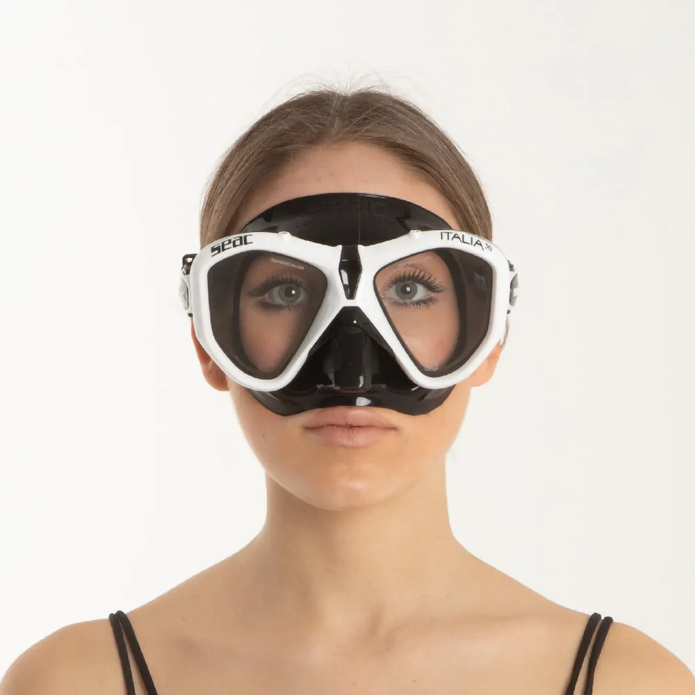 SEAC Italia 50 Diving Mask Designed for Recreational and Professional Scuba Diving