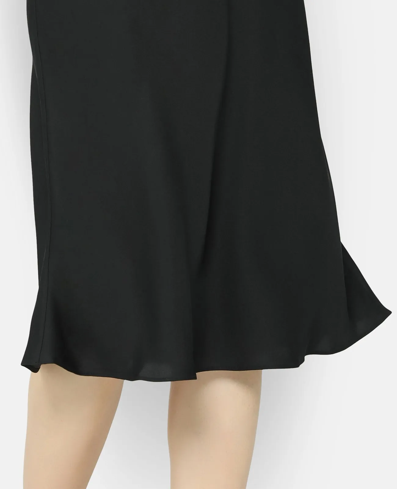 Silk Bias Cut mid-length Skirt