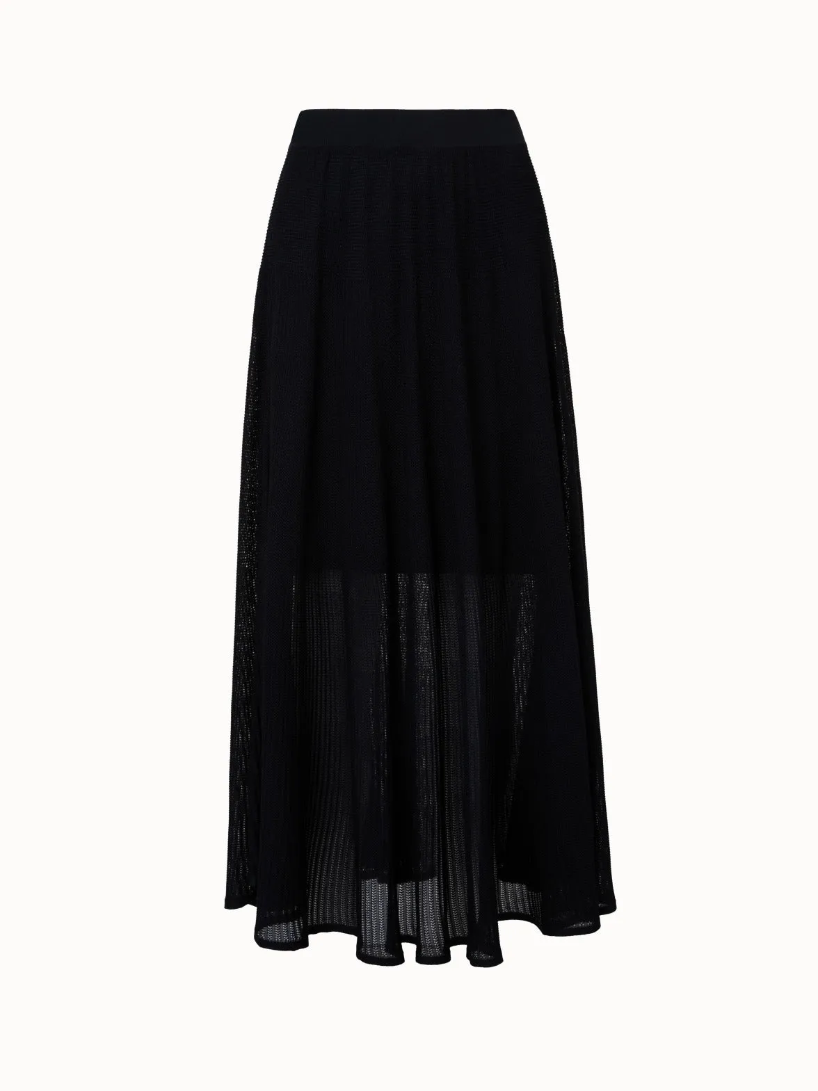 Silk Lace Long Skirt