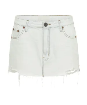 Sloane Low Waist Denim Mini Skirt Bel Air Blue