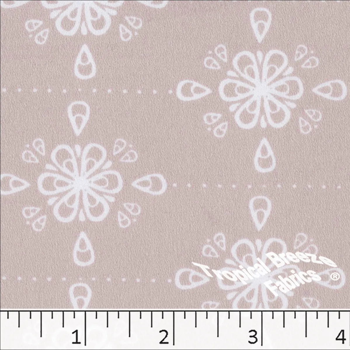 Stretch Crepe Raindrop Print Polyester Fabric 048321