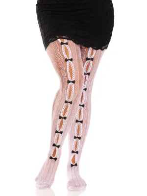 Sweetheart Striped Tights