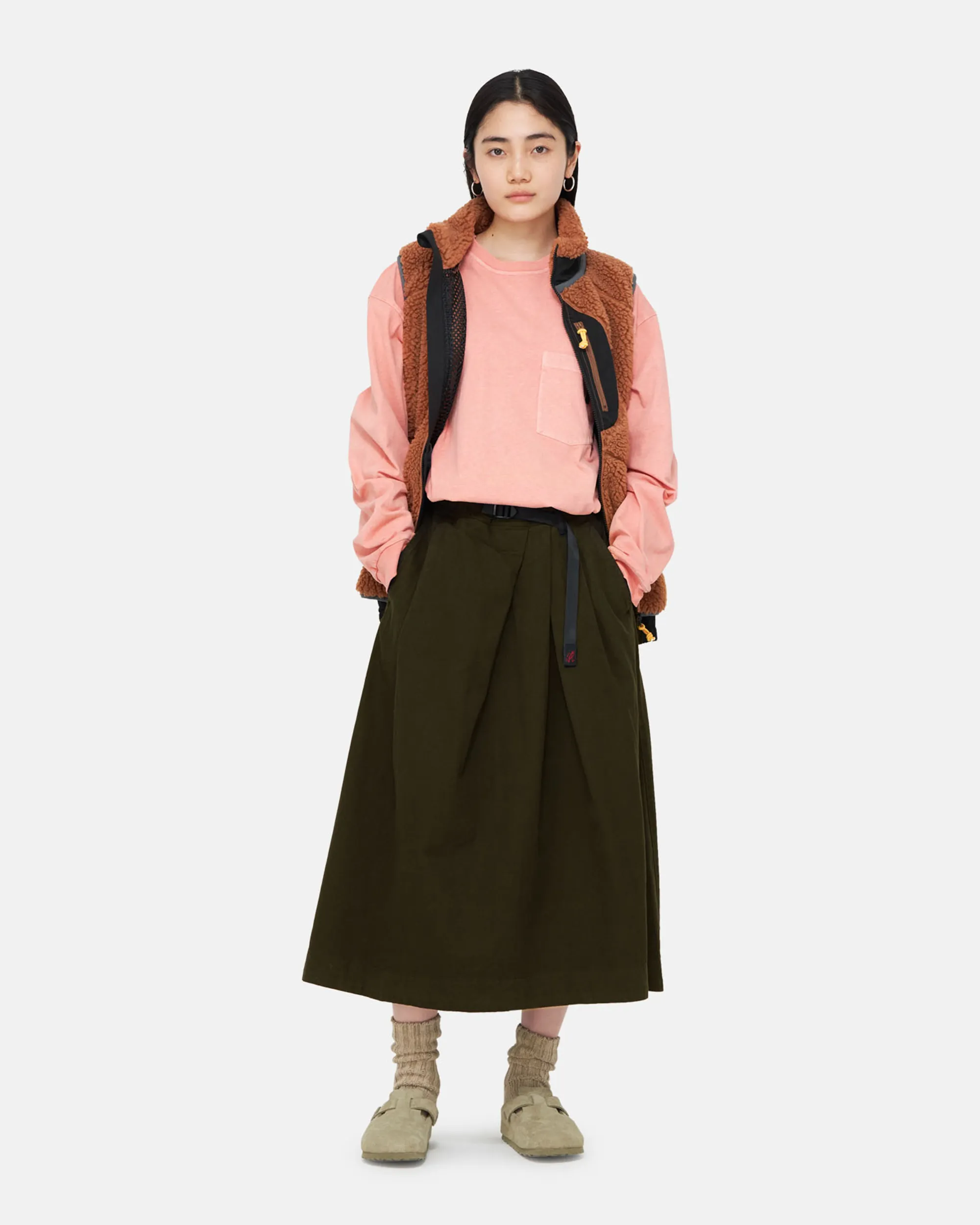 Talecut Skirt - Dusky Olive