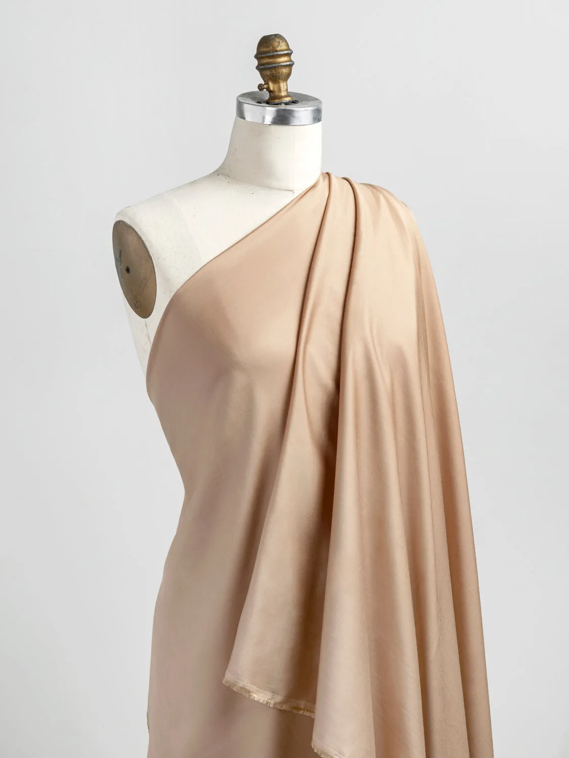 Tencel Lyocell Satin - Sand - Swatch